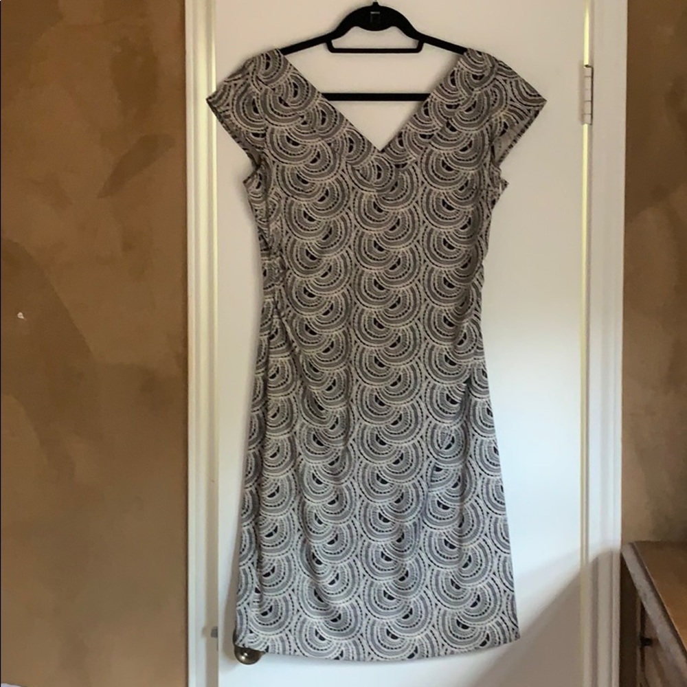 Vintage printed cocktail dress